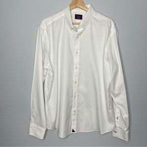 UNTUCKit Men's White Button-Down Casual Shirt